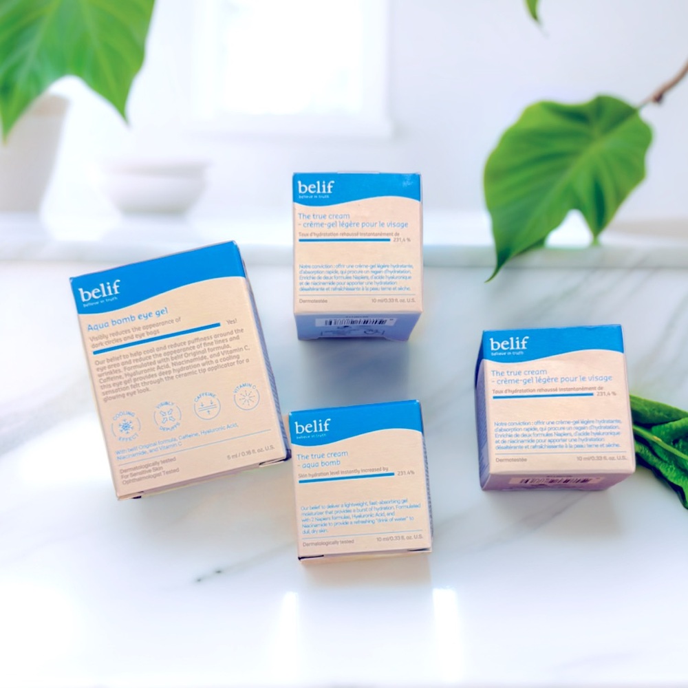 💦 BELIF The True Cream + Aqua Bomb Eye Gel Set of Minis - Picture 10 of 10